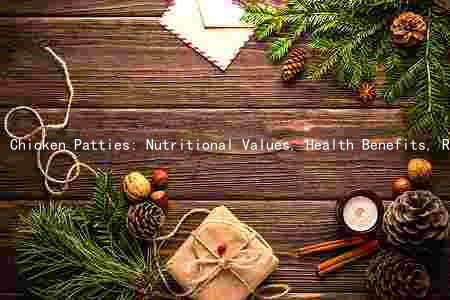 Chicken Patties: Nutritional Values, Health Benefits, Risks, Cooking Methods, and Healthier Alternatives